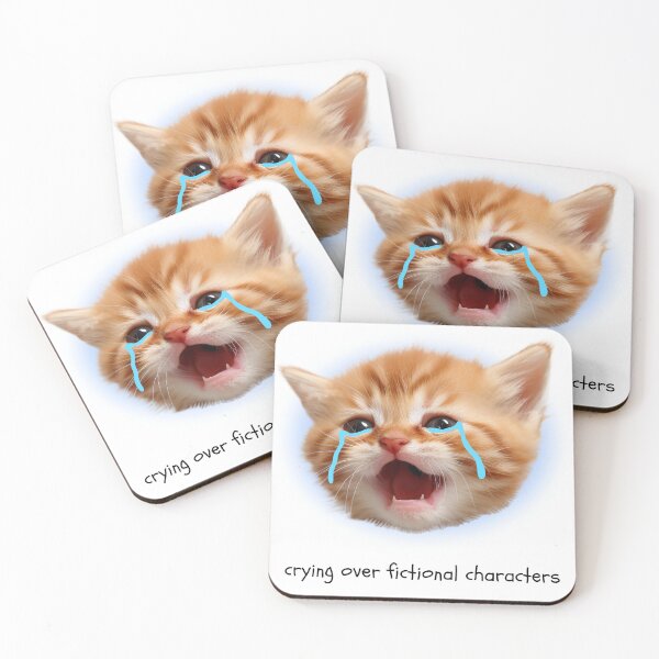 Item preview, Crying Over Fictional Characters designed and sold by BookishLounge.