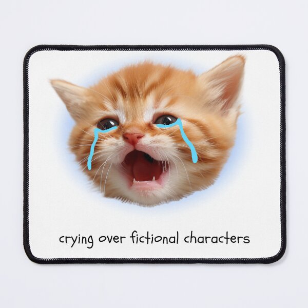Item preview, Crying Over Fictional Characters designed and sold by BookishLounge.