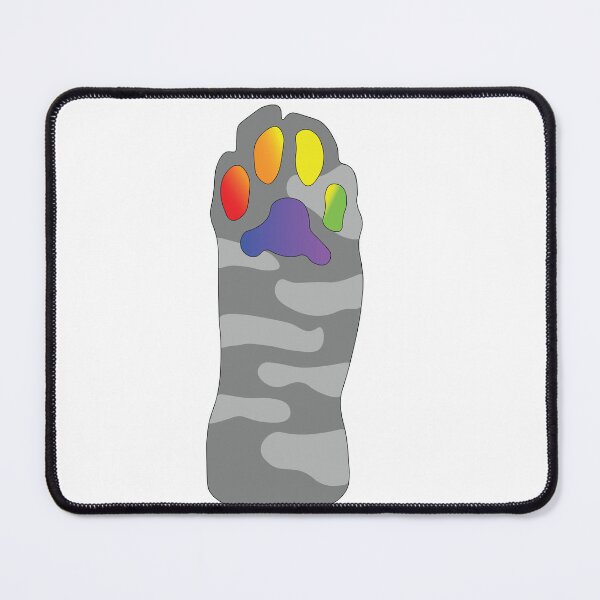 Item preview, Grey Tabby Cat Paw Pride Toe Beans designed and sold by TobyHaunts.