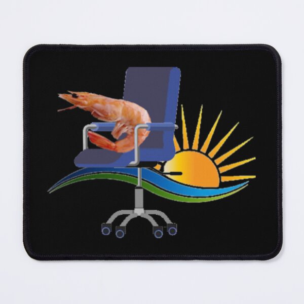 Item preview, Sunny Shrimp on Desk Chair designed and sold by Shrimps 4 Life.