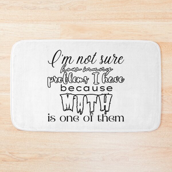 Item preview, I'm not sure how many problems I have because math is one of them designed and sold by UnCoverDesign.