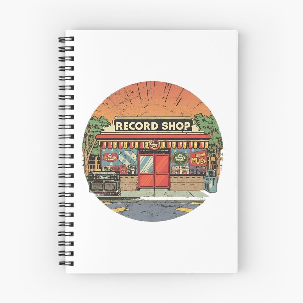 Item preview, Record shop designed and sold by OldSchoolRetro.