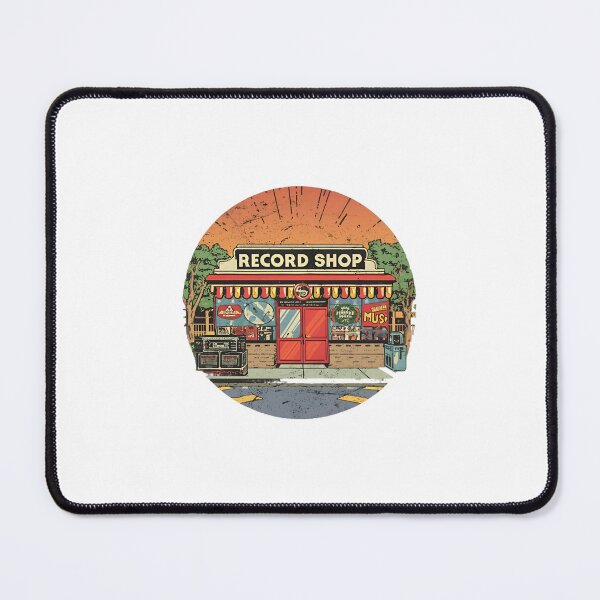 Item preview, Record shop designed and sold by OldSchoolRetro.
