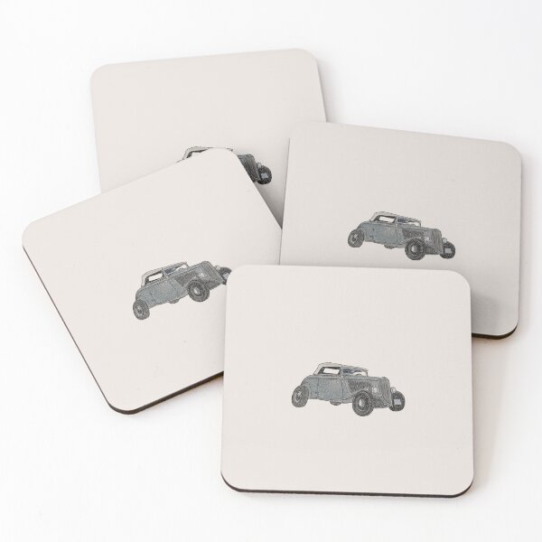 Item preview, Ford Vintage Retro Car (beige) designed and sold by Squirrel Artwork.