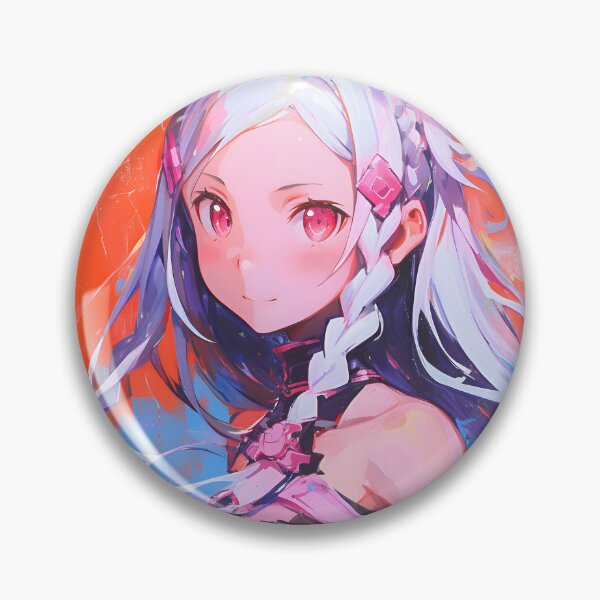 Item preview, Yuna SAO Cute Anime Girl – Oil Painting Style designed and sold by DGitaldreamgirl.