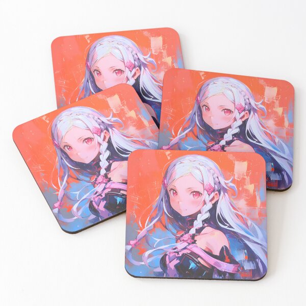 Item preview, Yuna SAO Cute Anime Girl – Oil Painting Style designed and sold by DGitaldreamgirl.