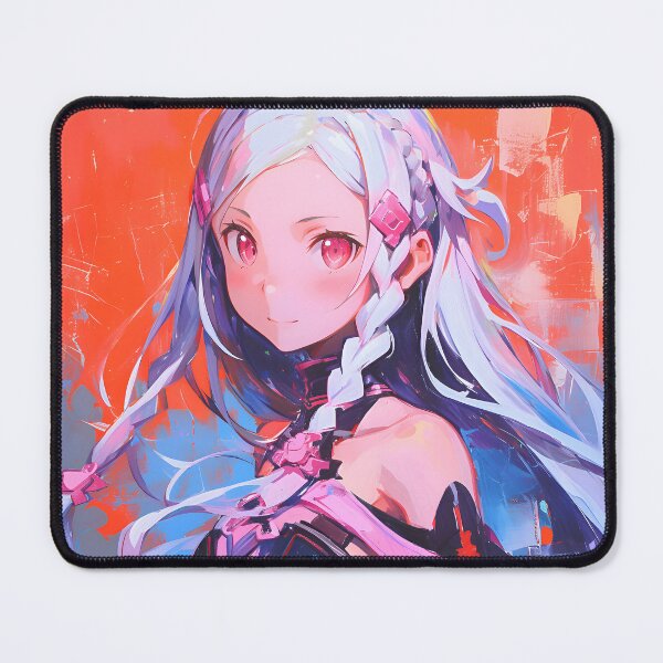 Item preview, Yuna SAO Cute Anime Girl – Oil Painting Style designed and sold by DGitaldreamgirl.