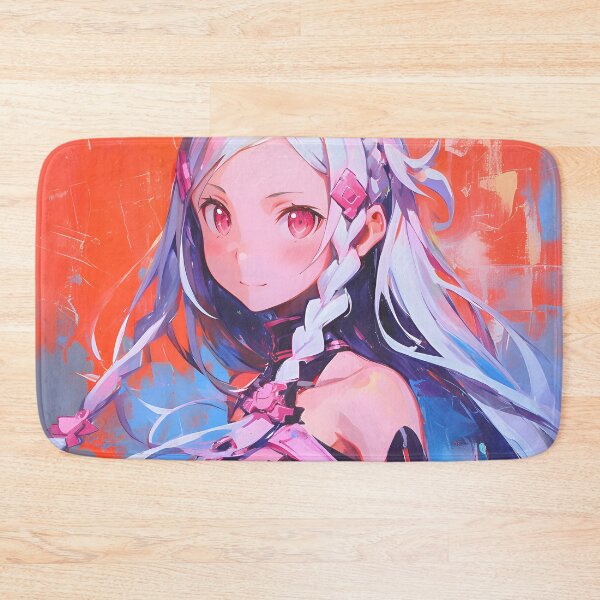 Item preview, Yuna SAO Cute Anime Girl – Oil Painting Style designed and sold by DGitaldreamgirl.