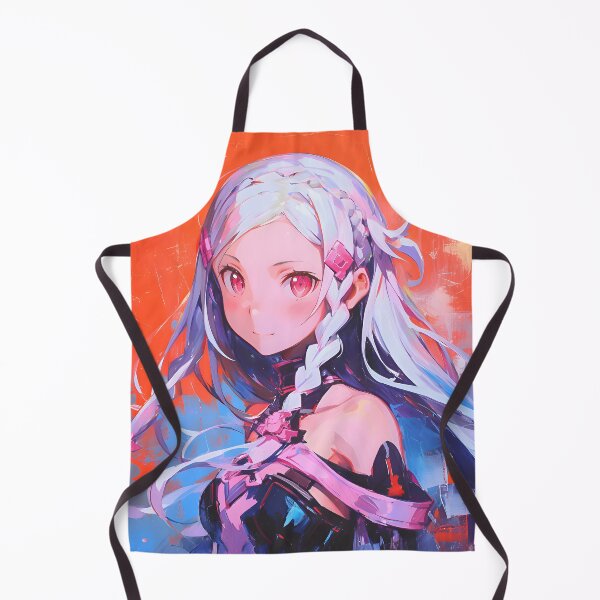 Item preview, Yuna SAO Cute Anime Girl – Oil Painting Style designed and sold by DGitaldreamgirl.