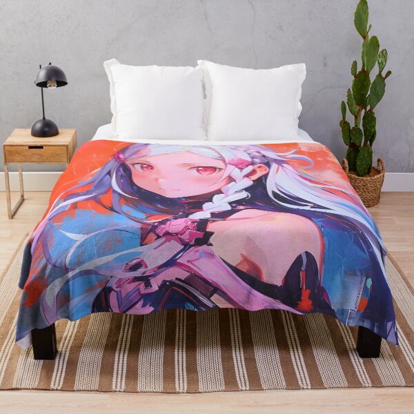 Item preview, Yuna SAO Cute Anime Girl – Oil Painting Style designed and sold by DGitaldreamgirl.