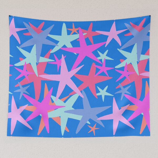 Item preview, Colorful Starfish - Hand-drawn Repeating Pattern designed and sold by Victoria Rose.