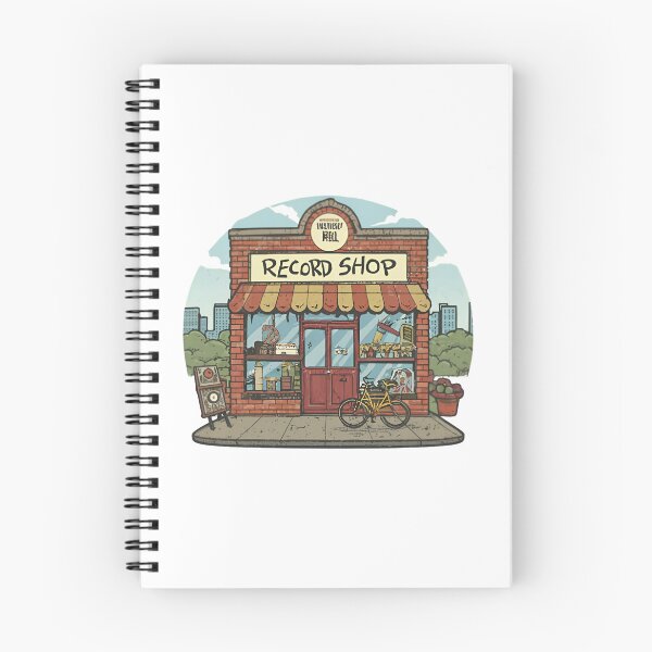 Item preview, Record shop designed and sold by OldSchoolRetro.