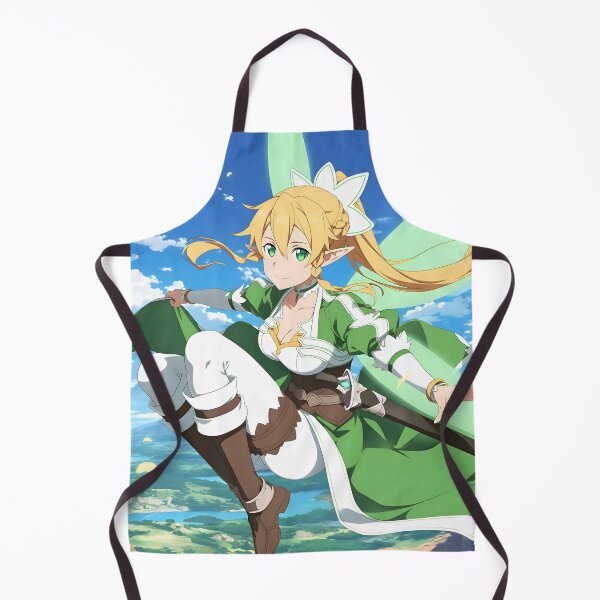 Item preview, Leafa SAO Cute Anime Girl With a Cute Smile Big Sparkling Eyes and Colorful Hair Radiating Warmth and Innocence designed and sold by DGitaldreamgirl.