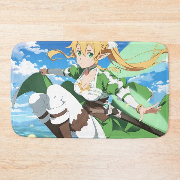 Item preview, Leafa SAO Cute Anime Girl With a Cute Smile Big Sparkling Eyes and Colorful Hair Radiating Warmth and Innocence designed and sold by DGitaldreamgirl.