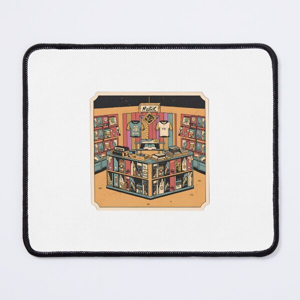 Item preview, Record shop designed and sold by OldSchoolRetro.