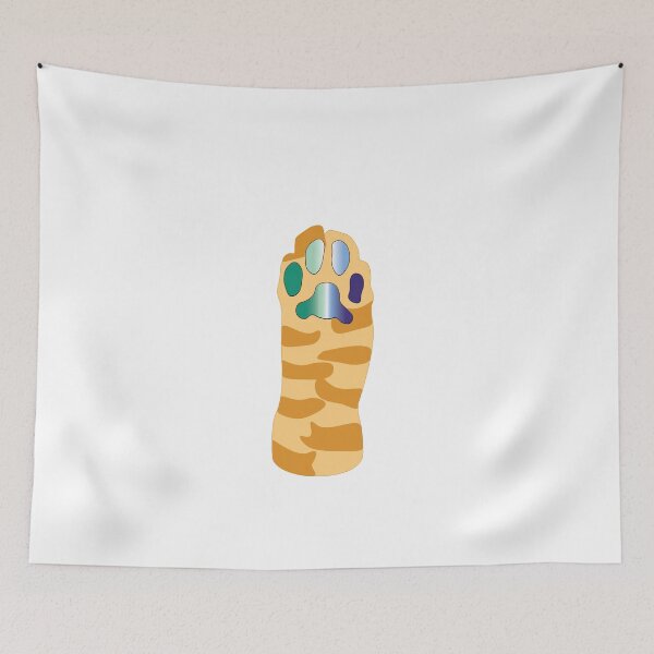 Artikelvorschau, Orange Tabby Cat Paw Gay Toe Beans entworfen und verkauft von TobyHaunts.