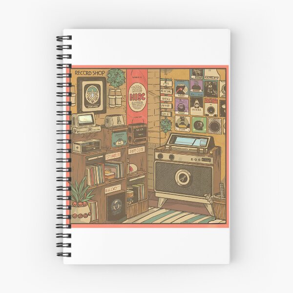 Item preview, Record shop designed and sold by OldSchoolRetro.
