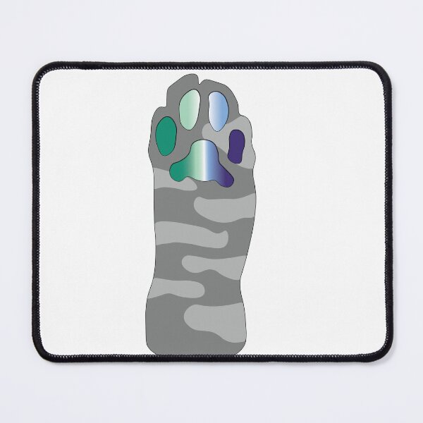 Item preview, Grey Tabby Cat Paw Gay Toe Beans designed and sold by TobyHaunts.