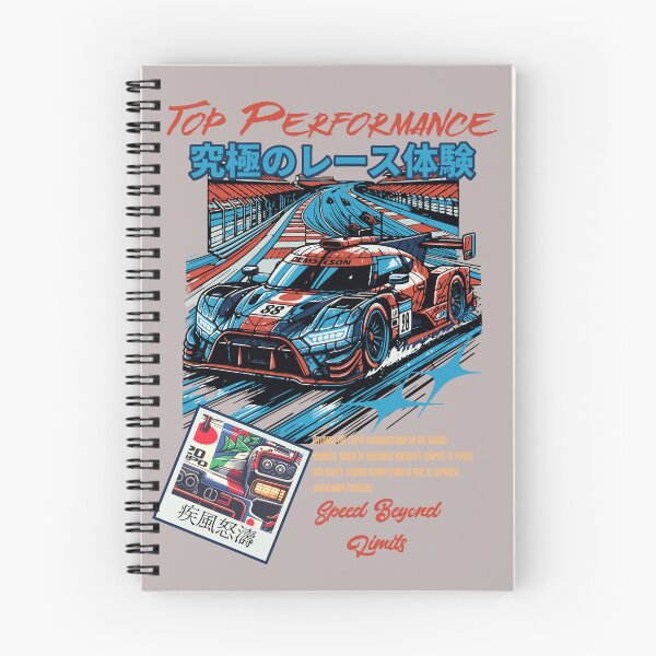 Item preview, Racing Car Speeding on Track Vibrant Poster designed and sold by IdeasDream.