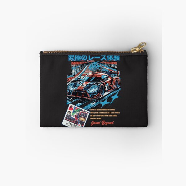Item preview, Racing Car Speeding on Track Vibrant Poster designed and sold by IdeasDream.