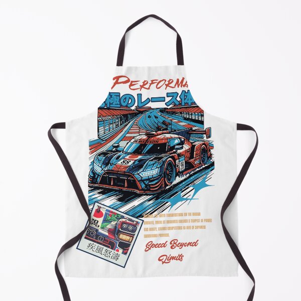 Item preview, Racing Car Speeding on Track Vibrant Poster designed and sold by IdeasDream.