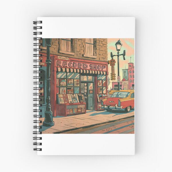 Item preview, Record shop designed and sold by OldSchoolRetro.