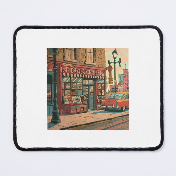Item preview, Record shop designed and sold by OldSchoolRetro.