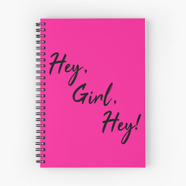 Item preview, Hey, Girl, Hey! - Black text/Pink background designed and sold by AwkwardDuckling.