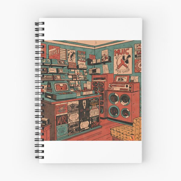 Item preview, Record shop designed and sold by OldSchoolRetro.