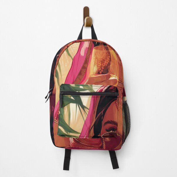 Item preview, Modern Indian Woman Drinking Art designed and sold by Rockwpapart.
