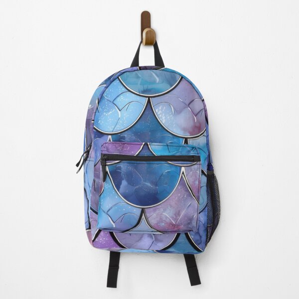 Item preview, Beautiful blue & purple mermaid inspired pattern designed and sold by PrettyPinkSkies.