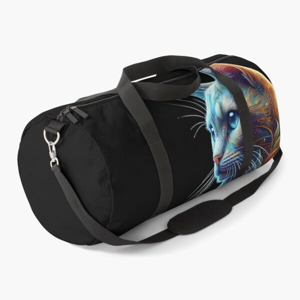 Item preview, A dazzling artistic painting of a cat illuminated in rainbow designed and sold by ROYAL-STAR.
