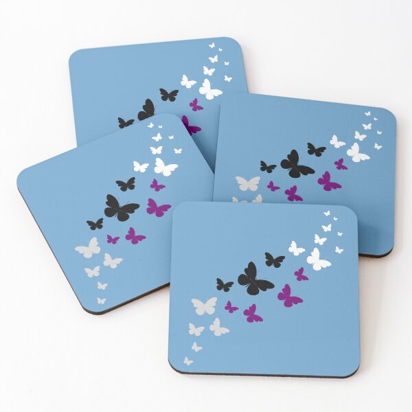 Item preview, Cute Demi Pride Flag Butterflies, Subtle Demisexual Design designed and sold by Travelslightly.