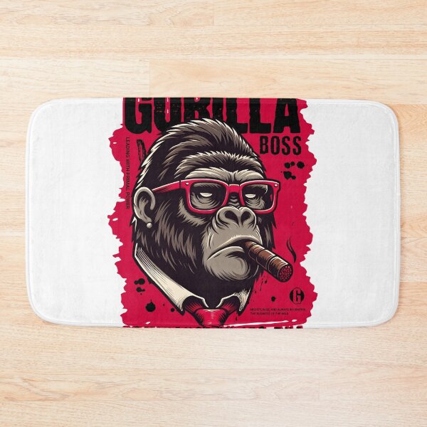 Item preview, Gorilla Boss Illustration with Cigar and Glasses designed and sold by IdeasDream.