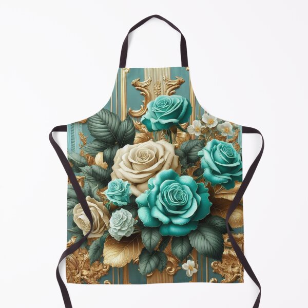 Item preview, Teal Baroque Inspired Roses designed and sold by DesignsByPrnces.