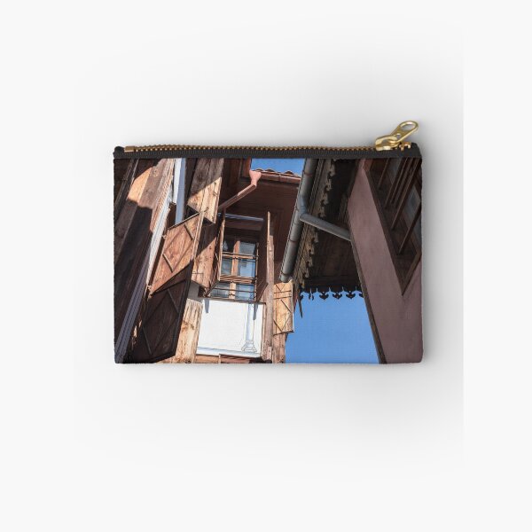 Item preview, Kissing Houses with Typical Oriel Windows in Old Town Plovdiv Bulgaria designed and sold by Georgia Mizuleva.