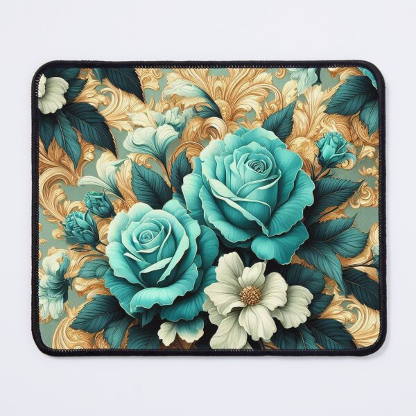 Item preview, Turquoise Baroque Inspired Roses designed and sold by DesignsByPrnces.