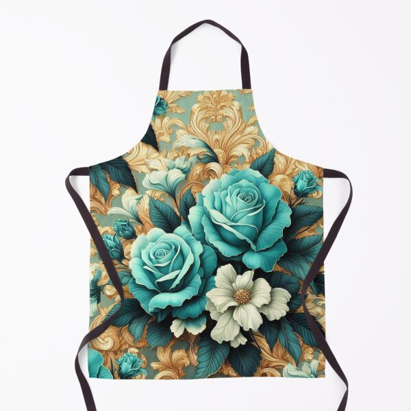 Item preview, Turquoise Baroque Inspired Roses designed and sold by DesignsByPrnces.