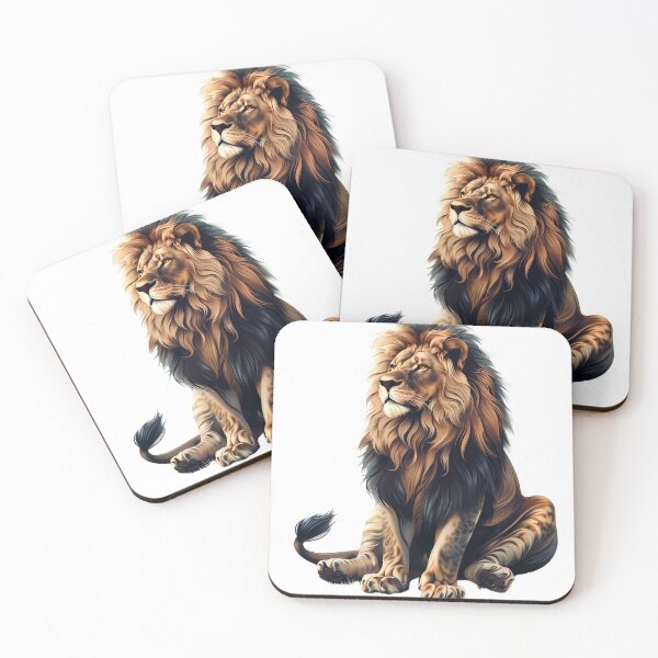 Item preview, Lion Sitting in Silent Vigil designed and sold by NatureSyllabus.