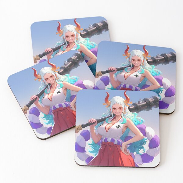 Item preview, Yamato OP Cute Anime Girl With Horns and a Sword, Ready for Action and Adventure designed and sold by DGitaldreamgirl.