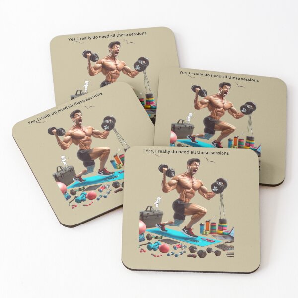Item preview, Sarcastic Beach Workout: Humorous Fitness Commitment designed and sold by ValorVerse.
