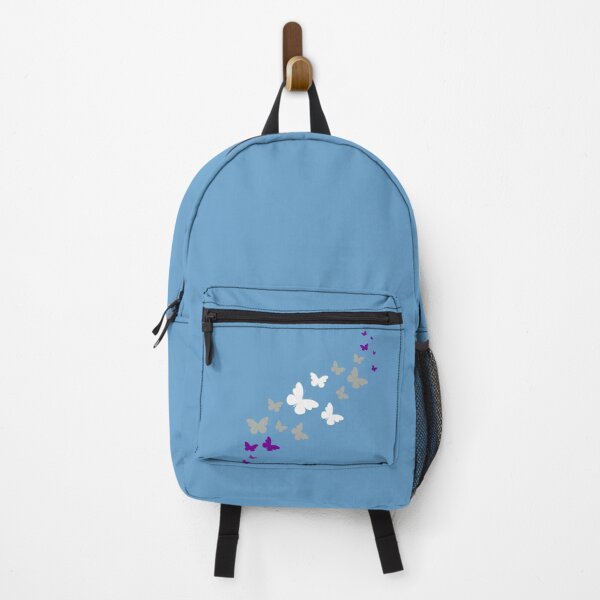 Item preview, Cute Graysexual Pride Flag Butterflies, Subtle Greysexual Design designed and sold by Travelslightly.