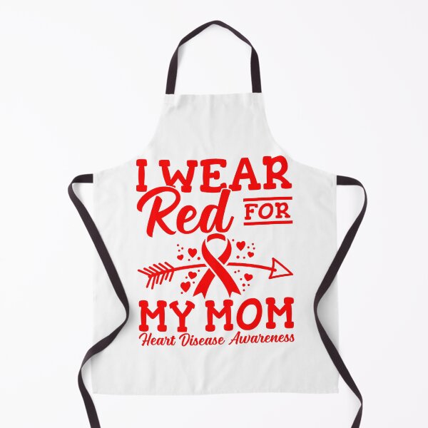 Item preview, I Wear Red For My Mom - Heart Disease Awareness designed and sold by NovaGenArt.