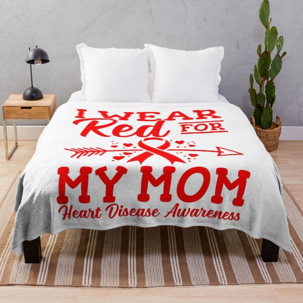 Item preview, I Wear Red For My Mom - Heart Disease Awareness designed and sold by NovaGenArt.