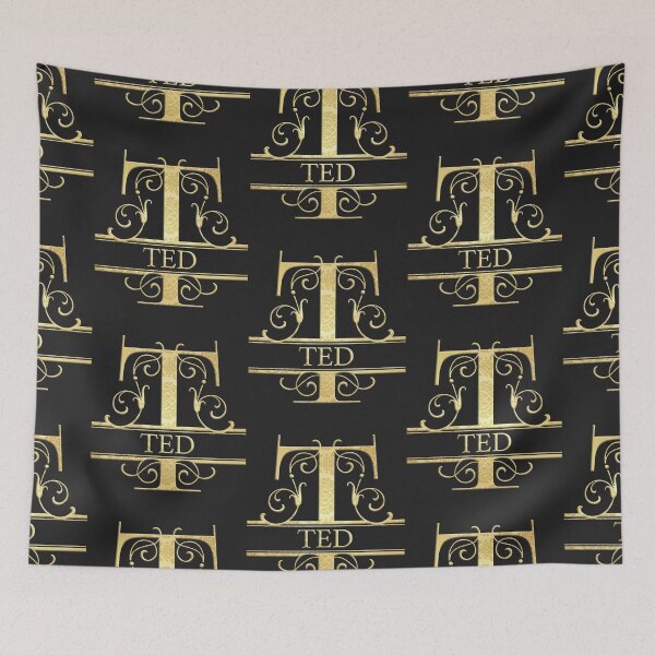 Item preview, Ted Name -  Monogram Letter T The Name Ted Gift For Ted   designed and sold by DavianDecker.