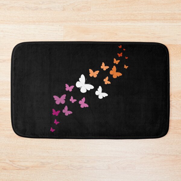 Item preview, Cute Lesbian Pride Flag Butterflies, Subtle Lesbian Design designed and sold by Travelslightly.