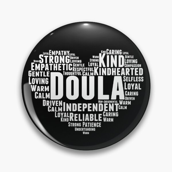 Artikelvorschau, Doula Word Cloud Heart Midwife Doula Appreciation Doula Gear entworfen und verkauft von DynamicDesign.