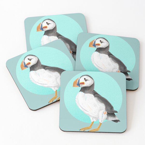 Item preview, Cute painted Puffin designed and sold by piedaydesigns.