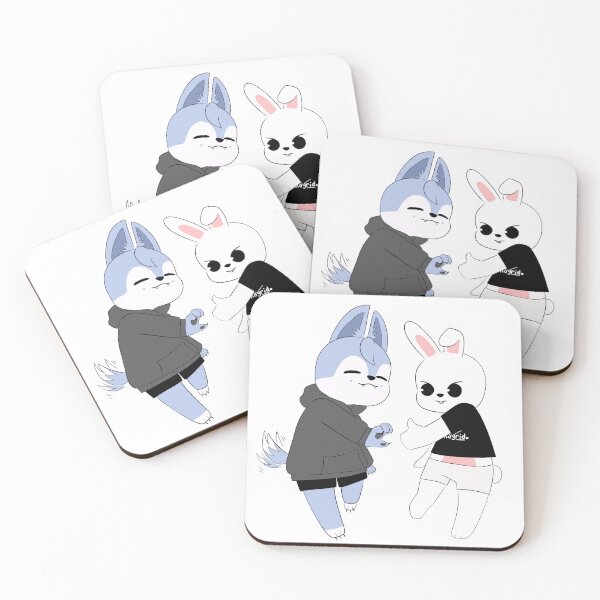 Item preview, Stray Kids SKZOO Wolfchan and Leebit designed and sold by hungrygrimm.