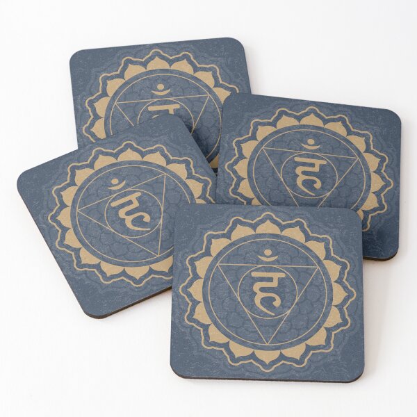 Item preview, Throat Chakra Mandala - Dusk + Fawn designed and sold by Irene Estelle.